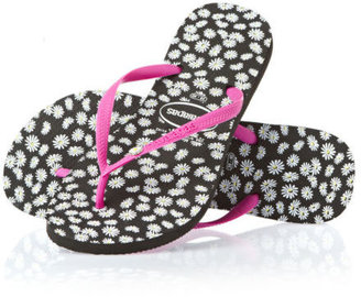 Havaianas Slim Sunny  Womens  Flip Flops - Black/pink
