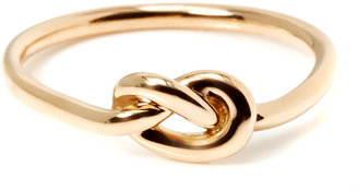 Ginette 18K Rose Gold Love Knot Ring