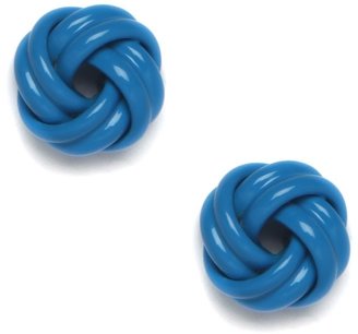BaubleBar Neon Blue Pop Knot Studs