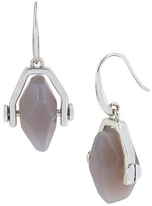 Kenneth Cole NEW YORK Geometric Semi-Precious Stone Drop Earrings