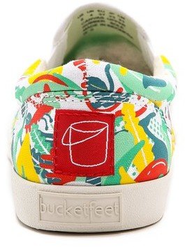 BucketFeet Tropical Slip On Sneakers