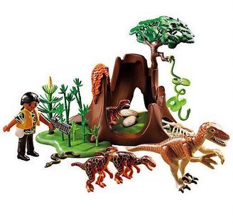 Playmobil Dienonychus and Velociraptors
