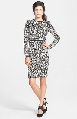 Nordstrom Clove Knit Jacquard Sheath Dress Exclusive)