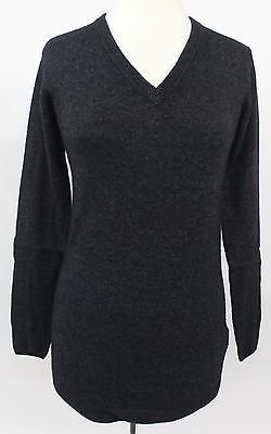 Dolce & Gabbana By Womens Charcoal V Neck Sweater Size M
