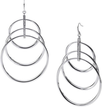 Michael Kors Orbital Pave Drop Earrings