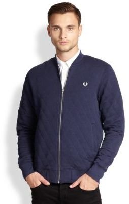 Fred Perry Quilted Marl Bomber Jacket