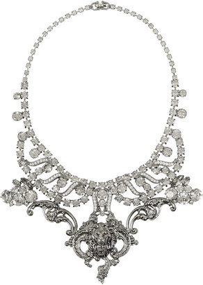 Tom Binns Animal Collective rhodium-plated Swarovski crystal necklace