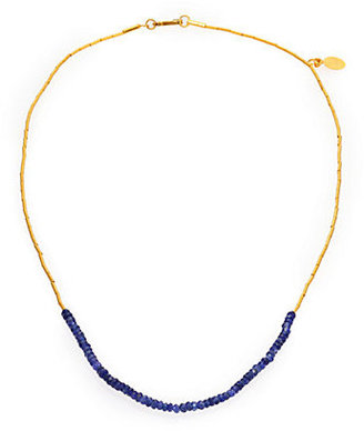 Gurhan Rain Sapphire & 24K Yellow Gold Necklace