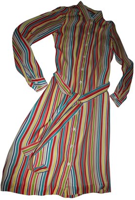 Cacharel Multicolour Silk Dress