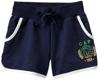 Gap Logo globe varsity shorts