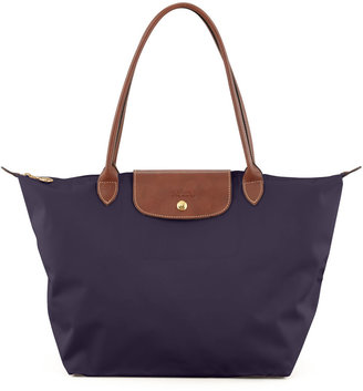 Longchamp Le Pliage Monogram Large Shoulder Tote Bag, Purple