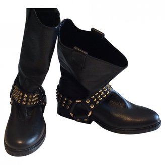 Zadig & Voltaire Black Leather Boots