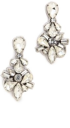 Deepa Gurnani Crystal Drop Earrings