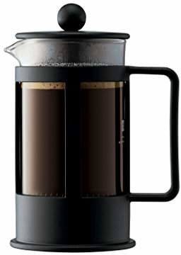 Bodum Kenya French Press 3-Cup Coffee Maker, Black, 0.35 L
