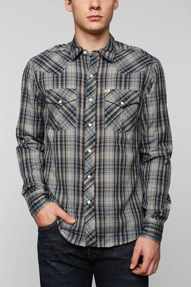 Urban Outfitters Salt Valley Stringer Plaid Western Shirt