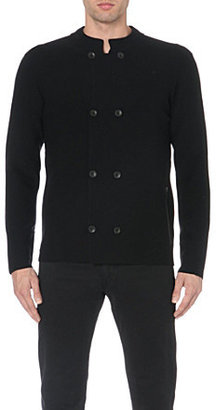 Armani Collezioni Double-breasted knitted cardigan