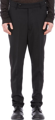 Rick Owens Easy Astaires Drop-Rise Tuxedo Pants