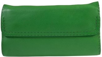 Elie Tahari Green Leather Clutch bag
