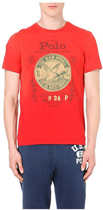 Ralph Lauren Printed custom-fit cotton-jersey t-shirt