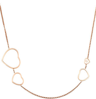 Chopard Rose Gold Happy Heart Necklace