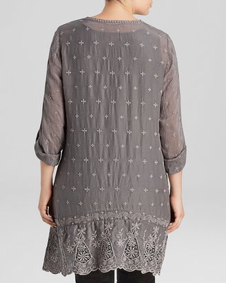 Johnny Was Collection Plus Yen Embroidered Tunic