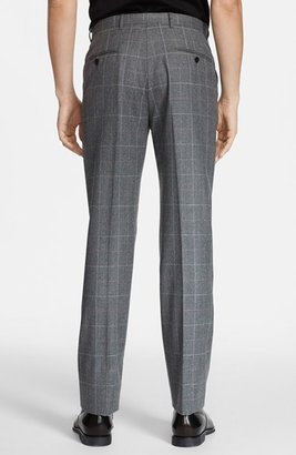 Paul Smith 'Byard' Grey Graph Wool Pants