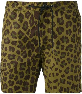 Marc by Marc Jacobs leopard print shorts