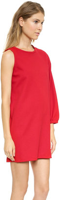 Cynthia Rowley Pique One Shoulder Tunic Dress
