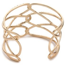 Alexis Bittar Barbed Scattered Pave Cuff Bracelet