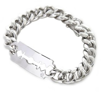 McQ Chunky Chain Razor Bracelet