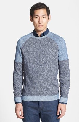 Vince Colorblock Raglan Sleeve Crewneck Sweater