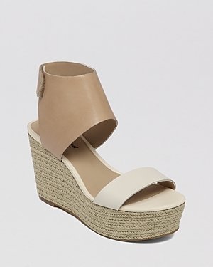 Lucky Brand Open Toe Platform Wedge Espadrille Sandals - Olla