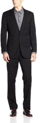 Ben Sherman Men's Solid Suit, Black