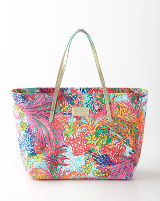 Lilly Pulitzer Multicolored Fishing Resort Tote