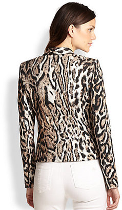 Just Cavalli Leopard-Print Jacket
