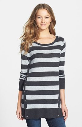 Caslon Side Snap Sweater (Regular & Petite)