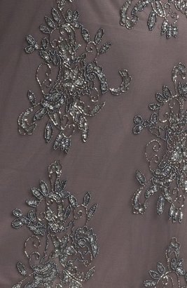 Pisarro Nights Plus Size Women's Embellished Tulle Dress