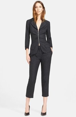 Nina Ricci Front Zip Flannel Jacket