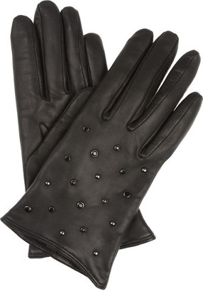 Mulberry Gems studded leather gloves