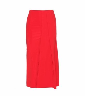 Victoria Beckham Drape crepe skirt