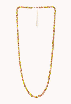 Forever 21 Sweet Twisted Bead Necklace