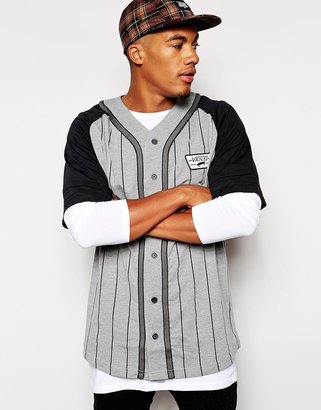 Vans Burris Baseball Shirt - Black