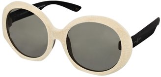 Karl Lagerfeld Paris Largerfeld and Italia Independent Velvet Round Sunglasses