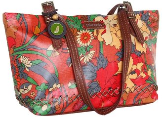 Sakroots - Sakroots Large Shopper (Orange Flower Power) - Bags and Luggage