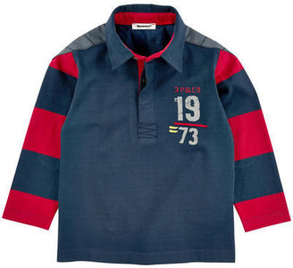3 Pommes cotton jersey rugby polo