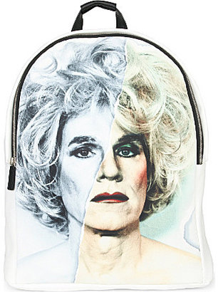 Andy Warhol 21910 Ports 1961 Andy Warhol printed backpack White