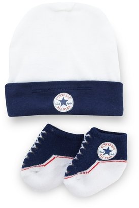 Converse Babies white hat and socks set