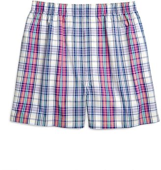 Brooks Brothers Traditional Fit Raspberry Plaid Boxers