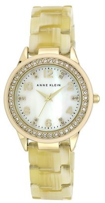 AK Anne Klein Anne Klein Crystal Case Bracelet Watch, 35mm