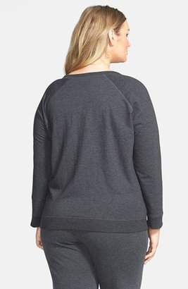 Make + Model Fleece Crewneck Sweatshirt (Plus Size)